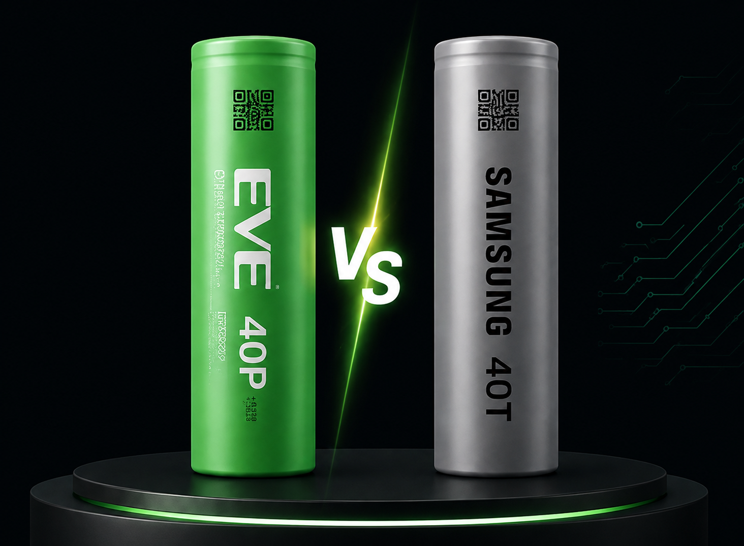 EVE 40P vs Samsung 40T